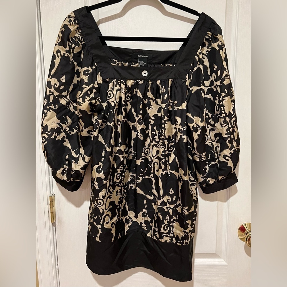 Arden B silk top blouse medium.